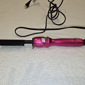 Lura Pink Hair Styling Tool Heat Comb, Wig Comb, Great Condition